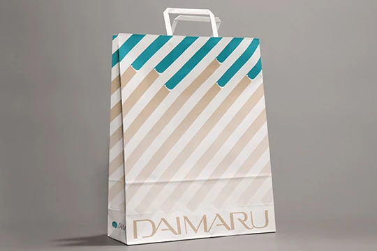 大丸, 旧一般用 斜めにすっきりと伸びたパターンが高級な印象を与える