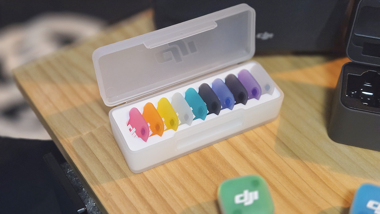 djiの新製品mic mini2のマグネティックカラーカバー