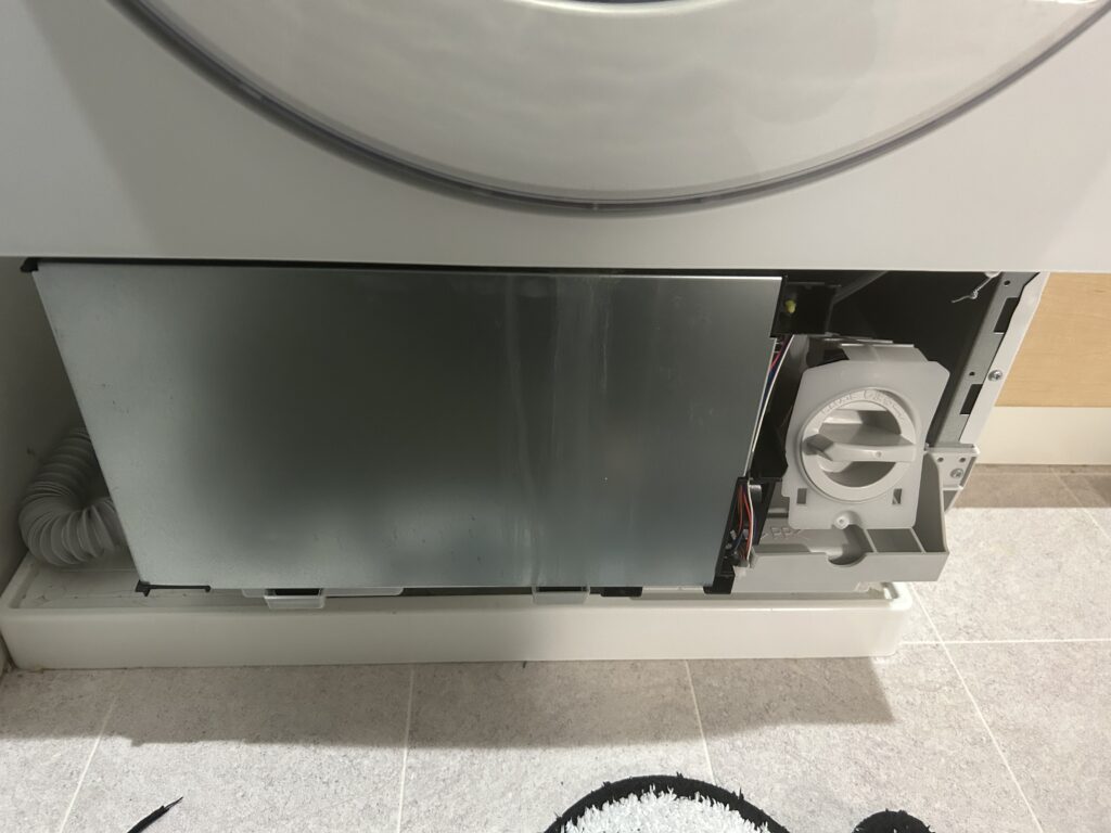 パナソニックドラムの乾燥経路に歯ブラシを落とした時の解決法