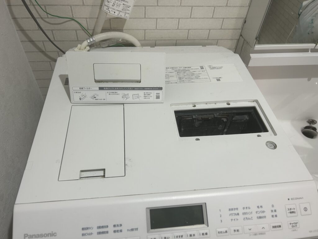 パナソニックドラムの乾燥経路に歯ブラシを落とした時の解決法