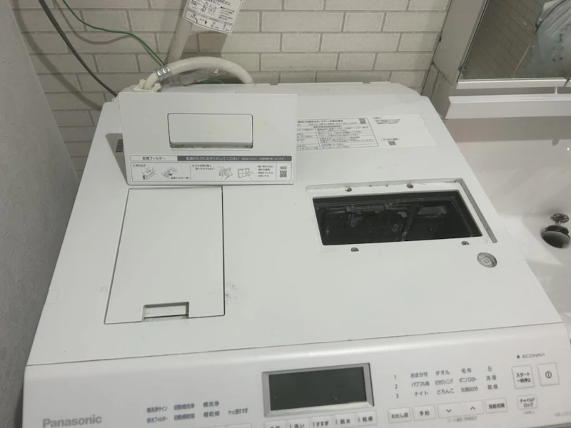 パナソニックドラムの乾燥経路に歯ブラシを落とした時の解決法
