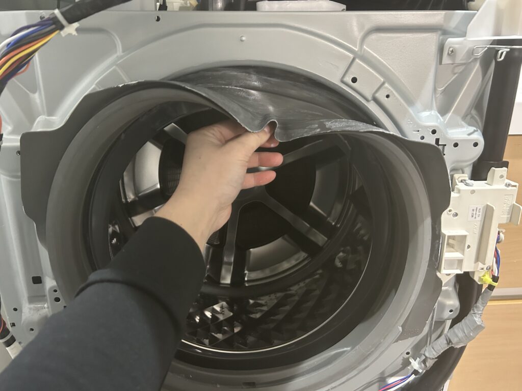 パナソニックドラムの乾燥経路に歯ブラシを落とした時の解決法