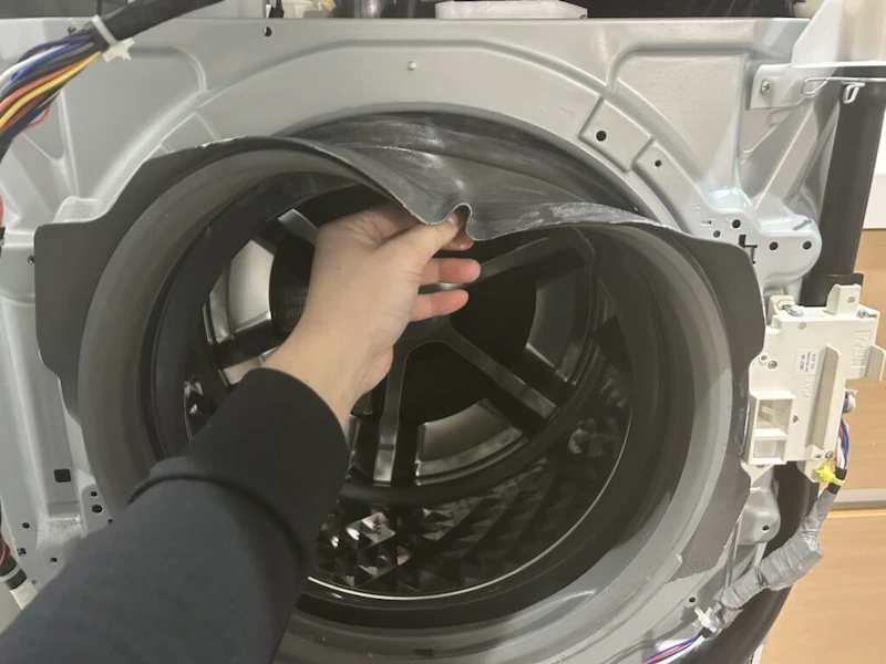 パナソニックドラムの乾燥経路に歯ブラシを落とした時の解決法