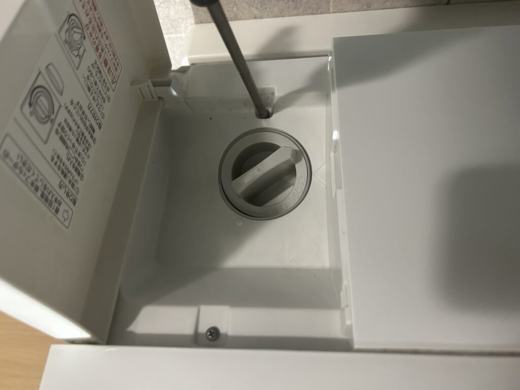 パナソニックドラムの乾燥経路に歯ブラシを落とした時の解決法