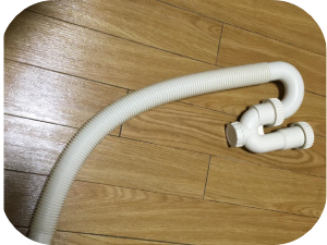 洗濯機の排水ホースから水漏れしている場合の解決法