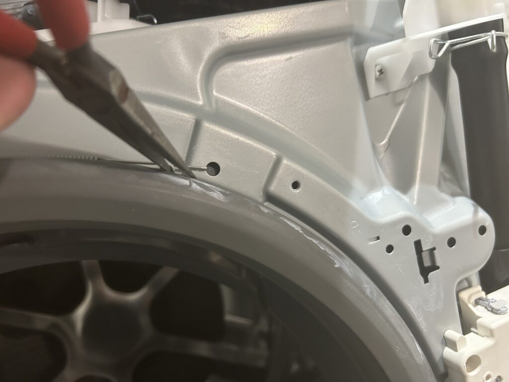 パナソニックドラムの乾燥経路に歯ブラシを落とした時の解決法