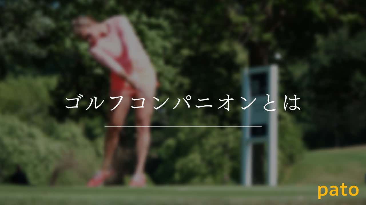 ゴルフコンパニオンとは