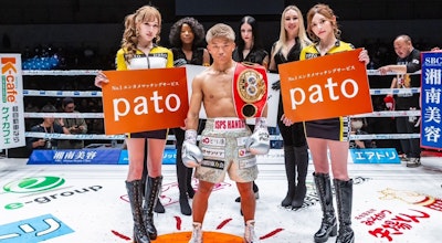 patoのキャストユーザーが亀田興毅がプロモーターを務める【3150FIGHT vol.8】のリングガールを務めました!
