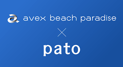【夏限定コラボ】日本最大級のエンタメマッチングプラットフォーム「pato(パト)」を運営する株式会社キネカ、avex beach paradiseへ協賛!