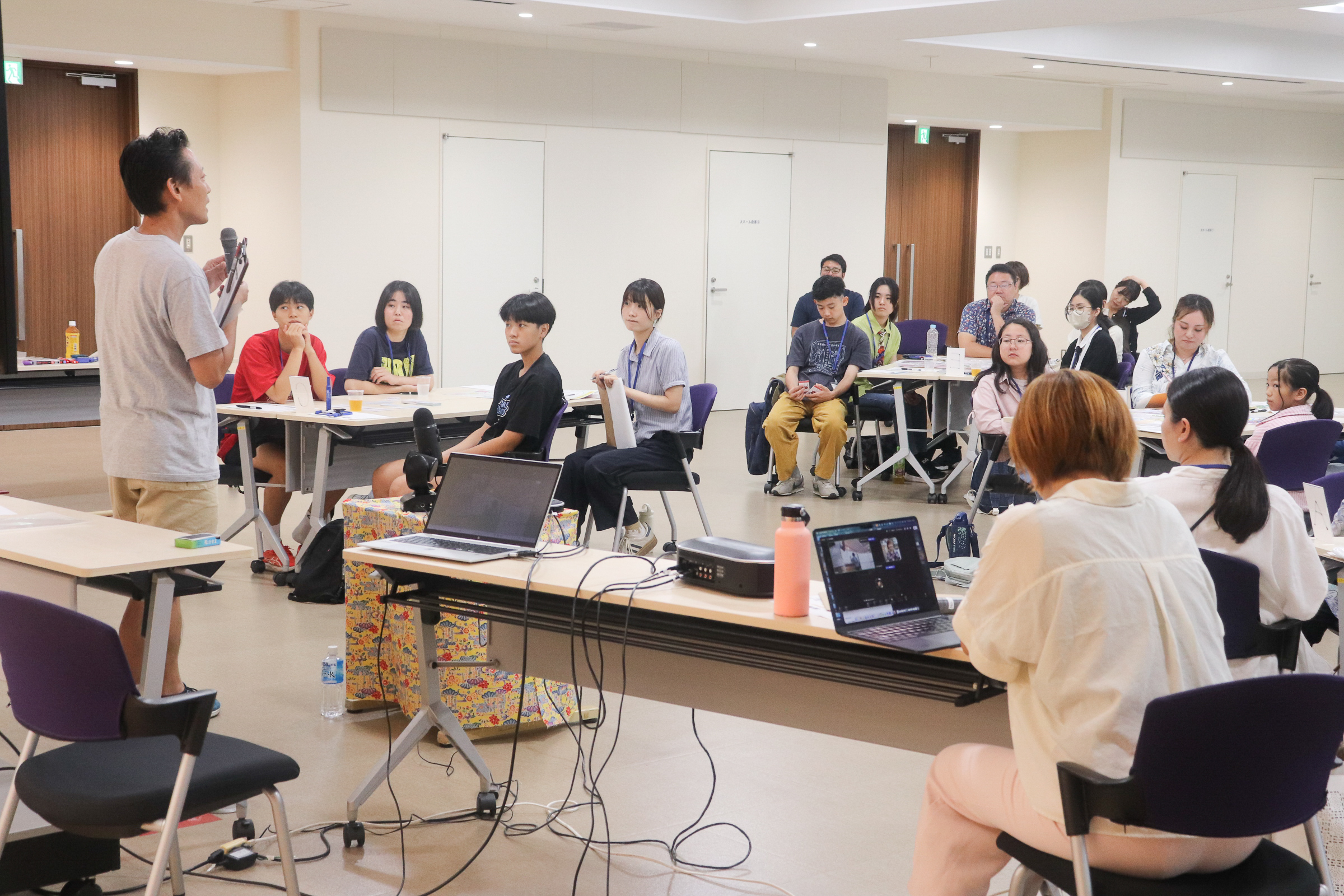講師によるミニ講話の様子
