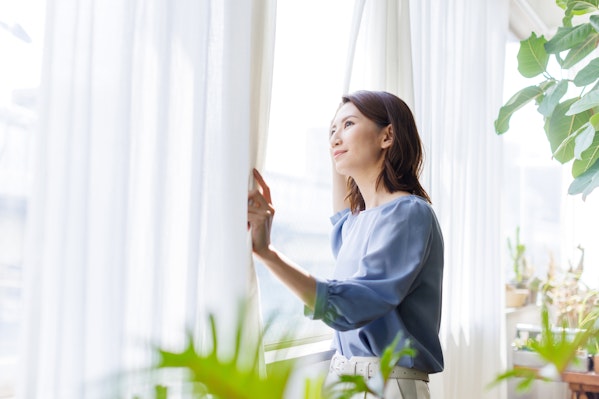 介護の悩みを抱えない女性
