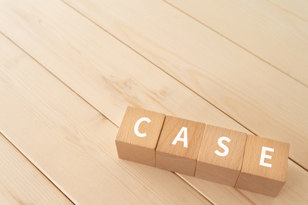 CASEと書かれたブロック