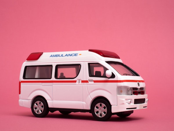救急車の模型