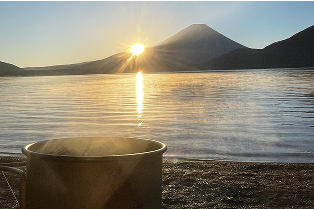 The Sunrise with Mt. Fuji