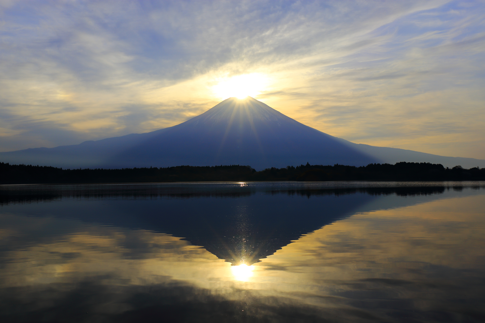 The Sunrise with Mt. Fuji