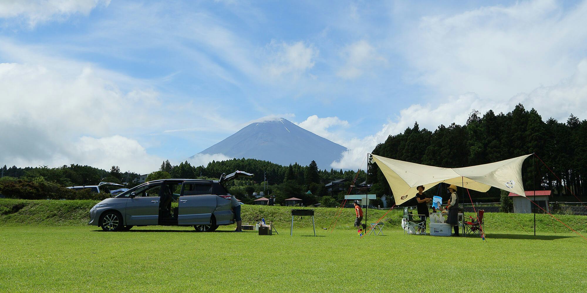 【富士山美景 × 天然草地】體驗自然與星空的擁抱