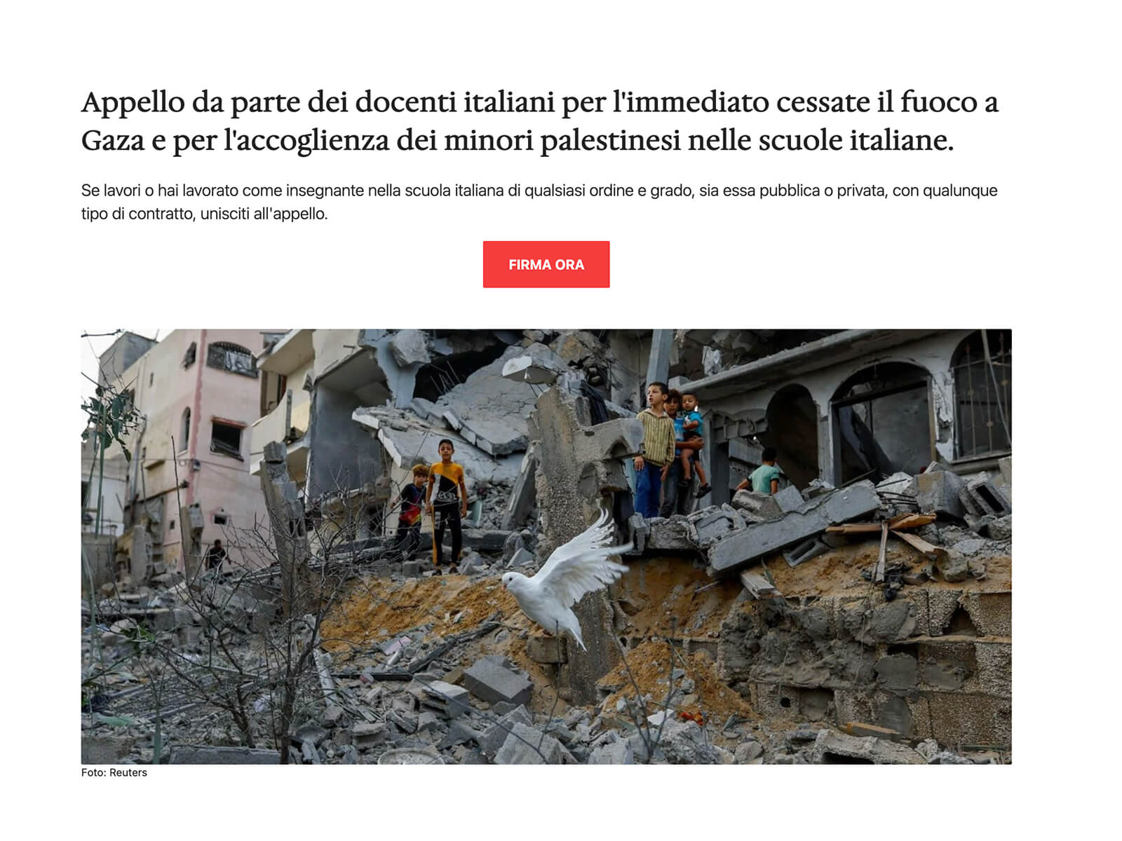 Docenti per gaza