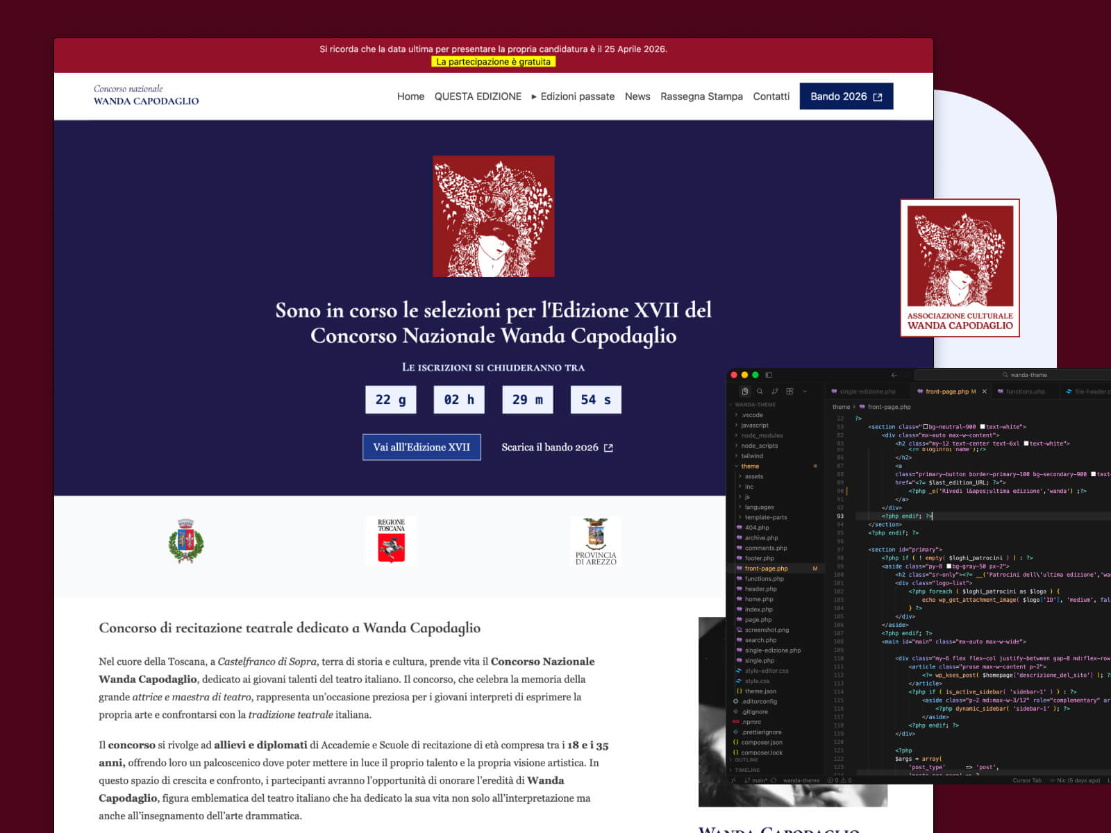 Sito del "Concorso Nazionale Wanda Capodaglio"