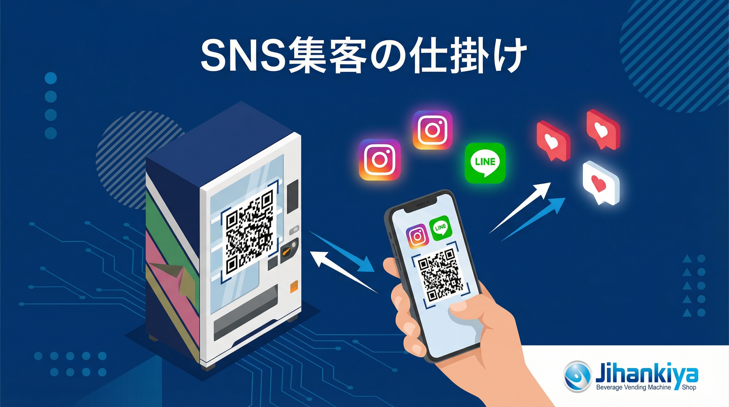 SNS集客の仕掛け｜QRコード×Instagram×LINE連携