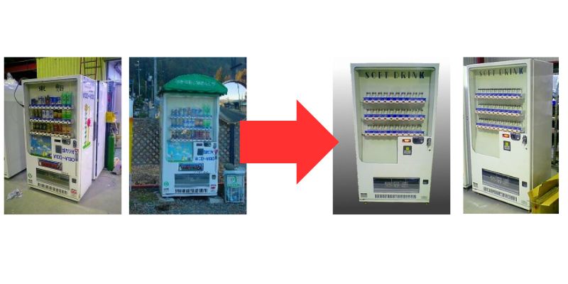 自販機リニューアル