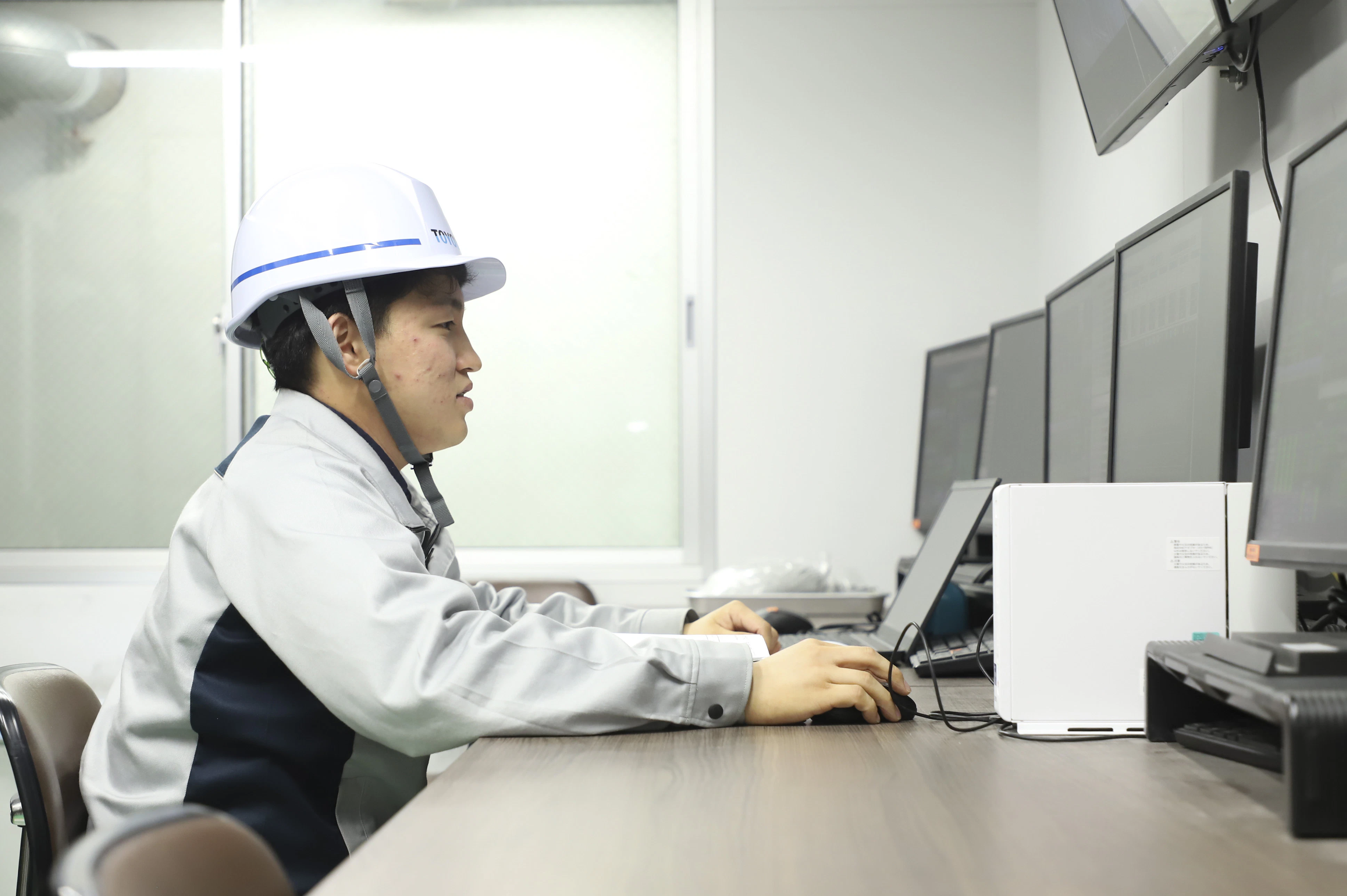田邉さんの研修風景