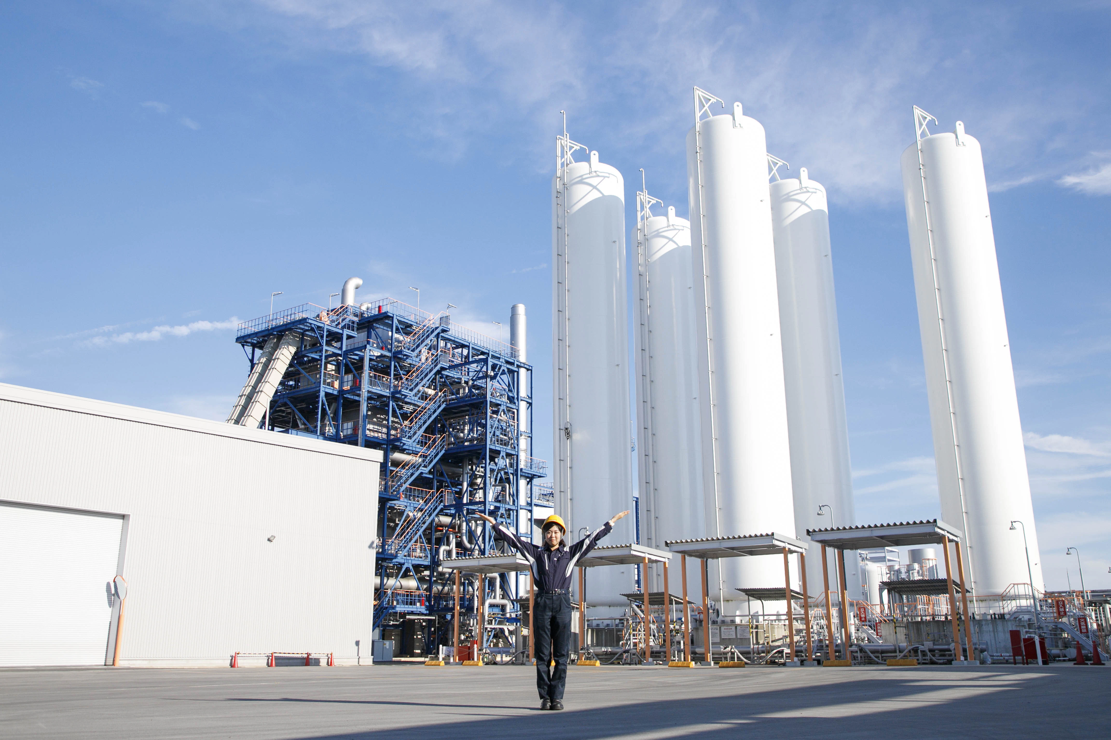 岩国事業所内、自家火力発電施設