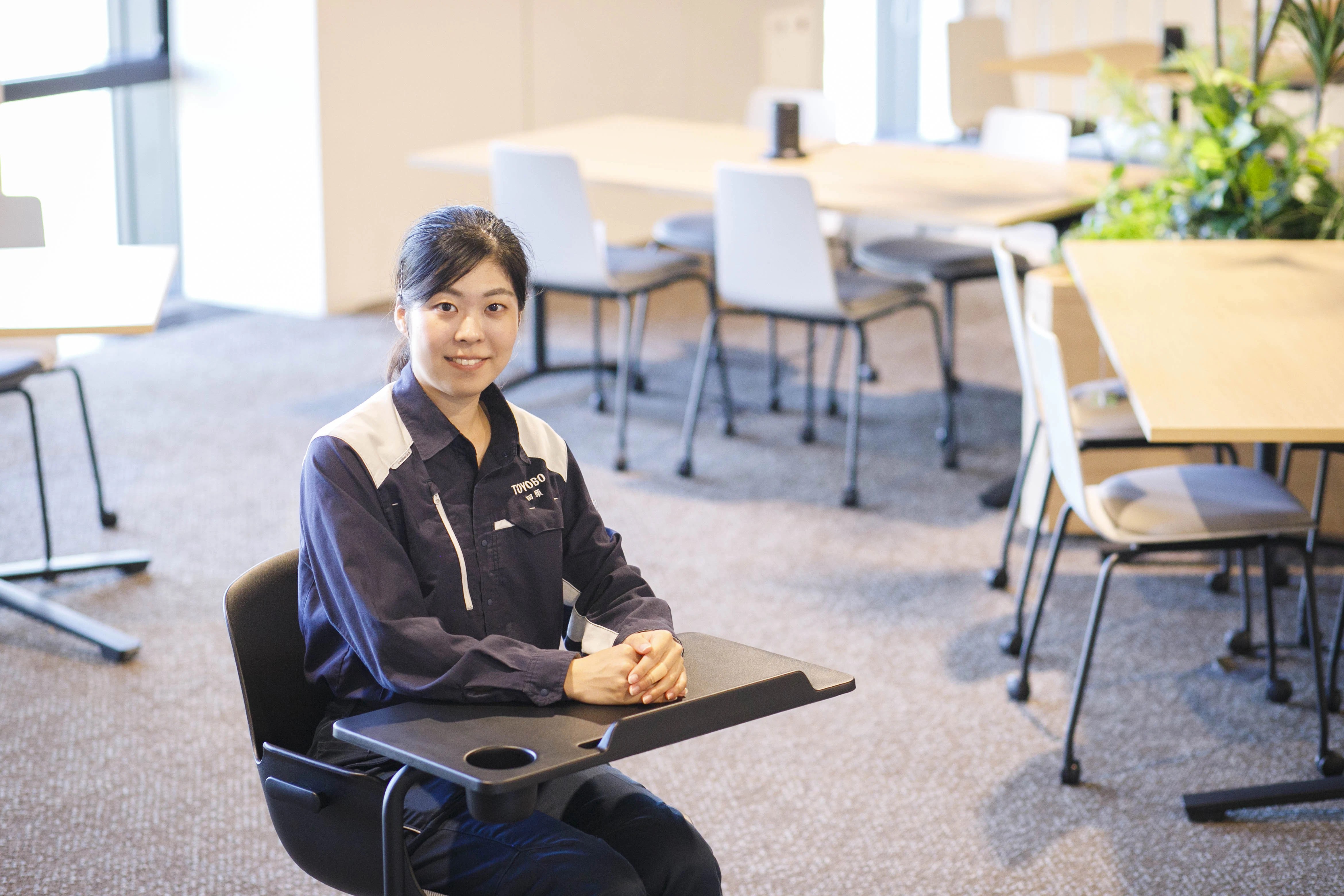 田頭さんのインタビューカット