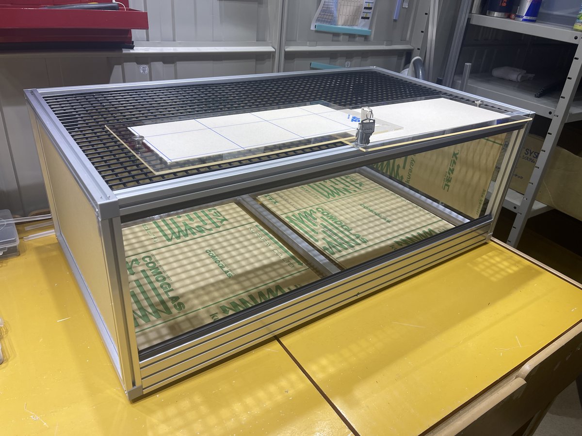 【紹介✨】こだわりの天板金網&幅広フレームケージ!の画像