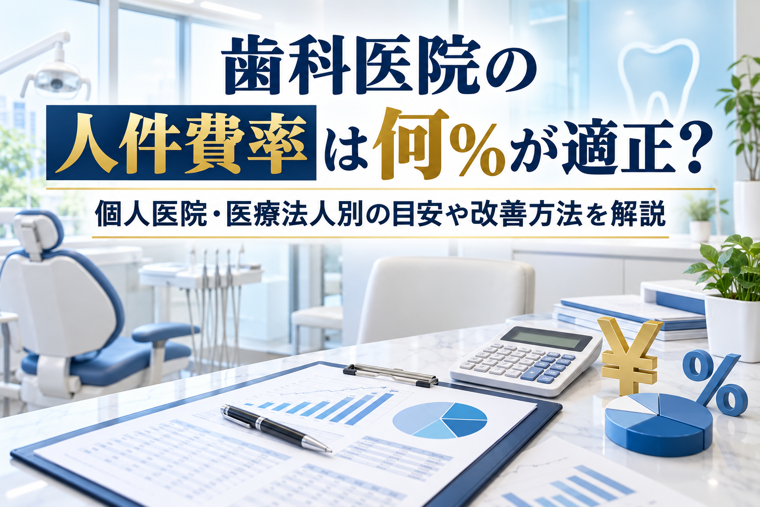 歯科医院の適正な人件費率