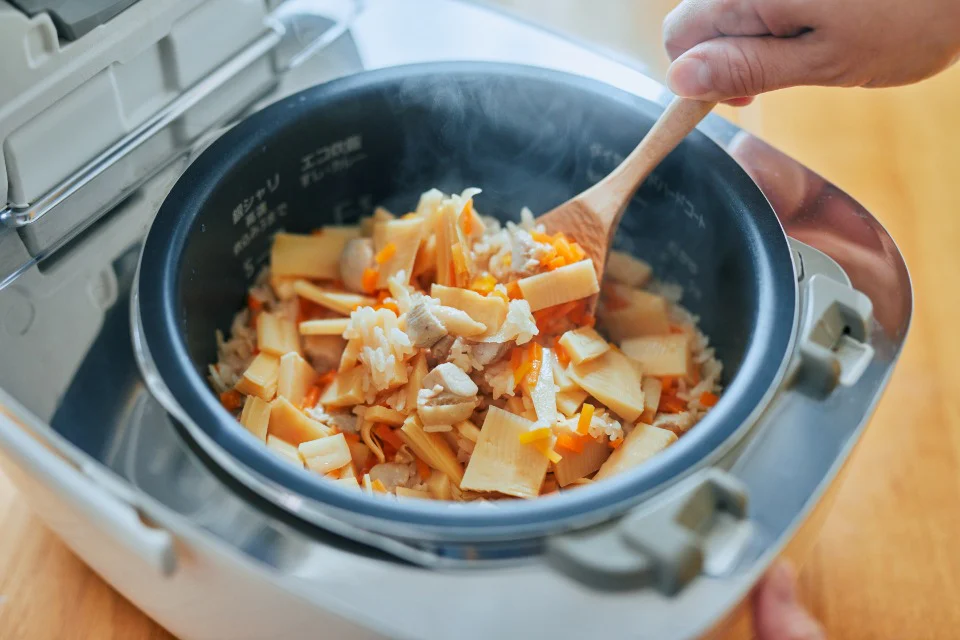 鶏肉とたけのこのだし炊きご飯のつくり方_4_1
