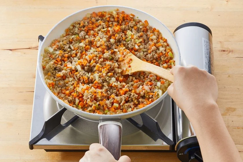 じっくり炒めた玉ねぎとひき肉のキーマカレーのつくり方_3_1