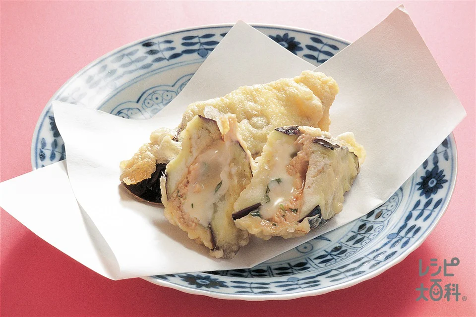 なすのはさみ揚げチーズ風味