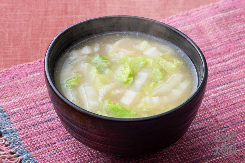 せん切り白菜のみそ汁の作り方 | レシピ |【味の素パーク】