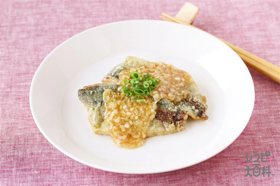 あじのソテー中華ねぎあんかけ