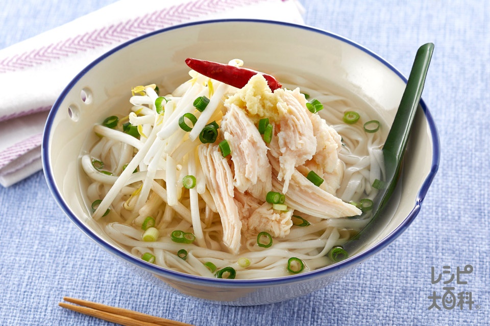 糖質0g麺の生姜香るアジアンチキンヌードル風の作り方 | レシピ