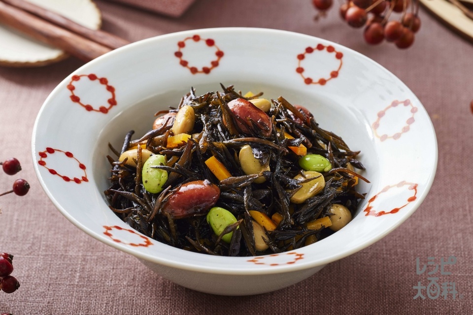 お豆たっぷりのひじき煮の作り方 | レシピ |【味の素パーク】