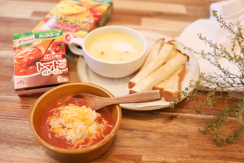 味の素社員の商品活用術！
「クノール® カップスープ」編