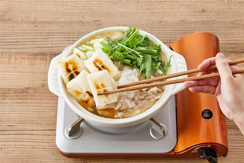 焼き餅入りあったかみぞれ鍋のつくり方_3_2