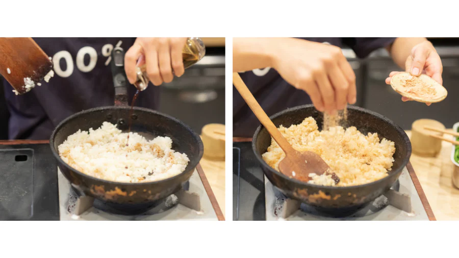 がっつり食べたいときに!かつおスパイス炒飯