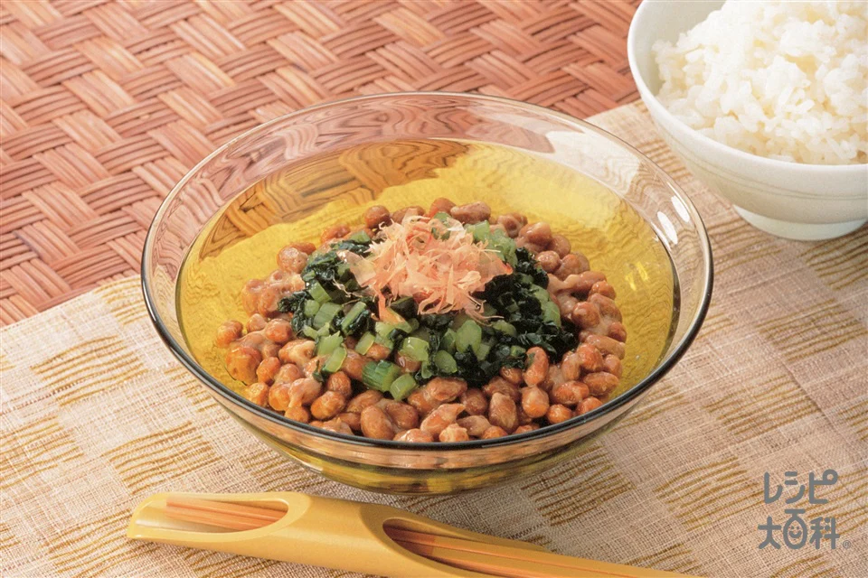 野沢菜納豆
