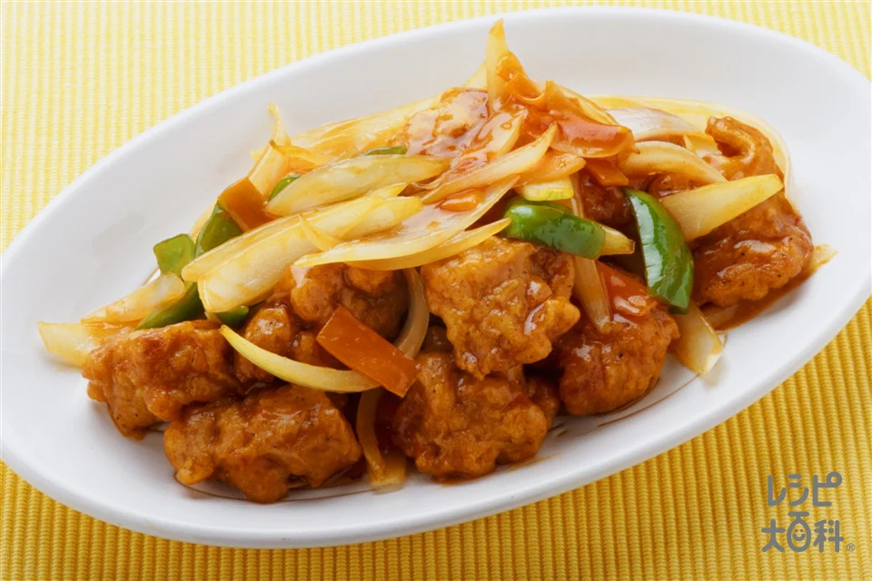 鶏肉の甘酢炒め
