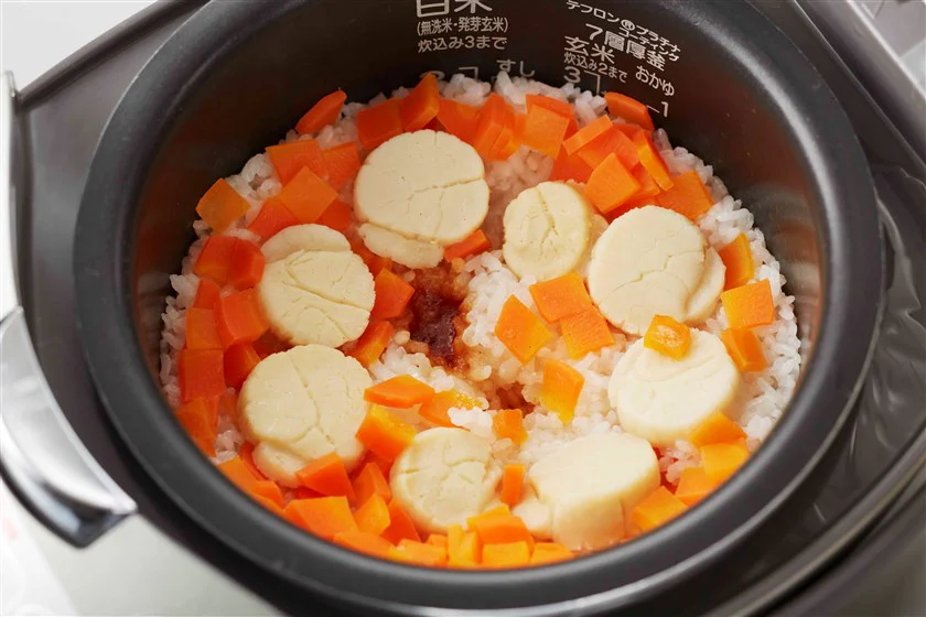 炊き込み帆立香味ご飯のつくり方_3_3