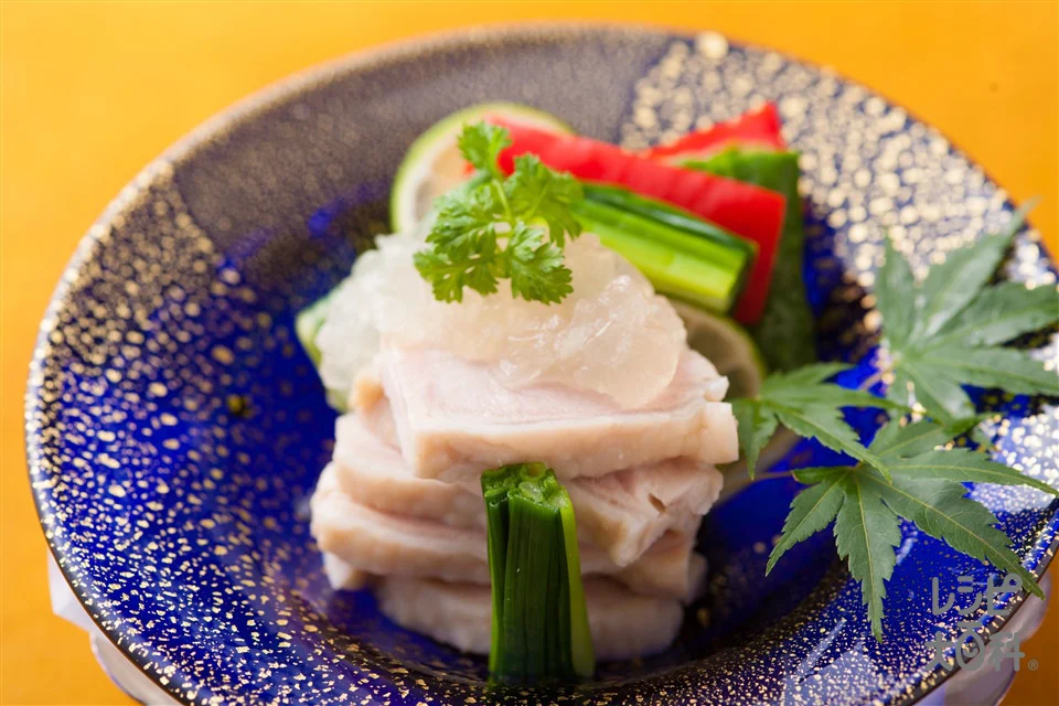 蒸し鶏と野菜のジュレがけ