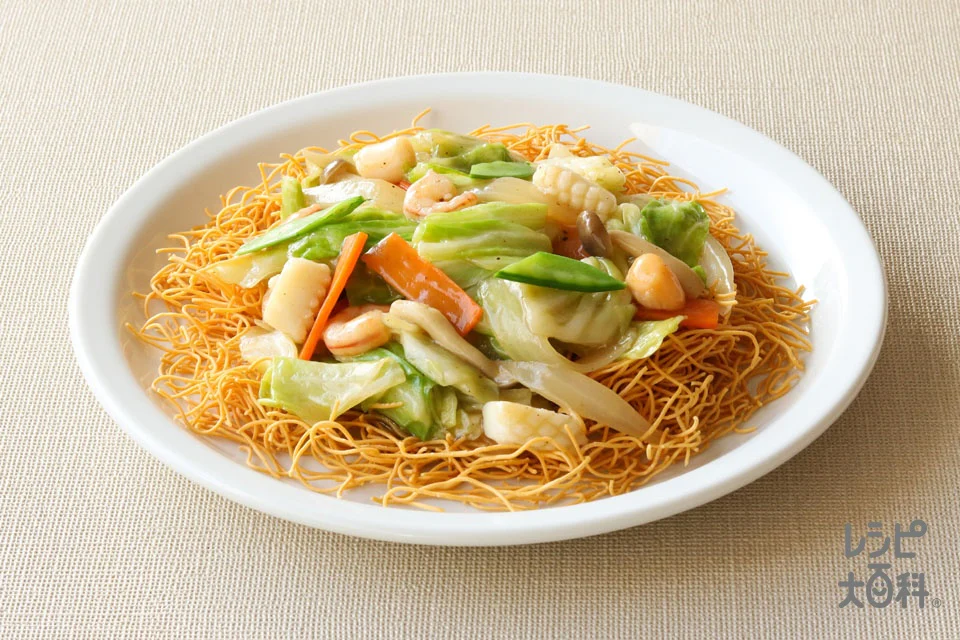 フライパンで簡単!皿うどん