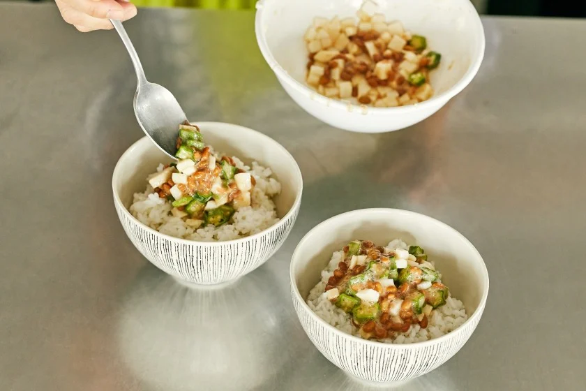 ねばねば五目丼のつくり方_3_1