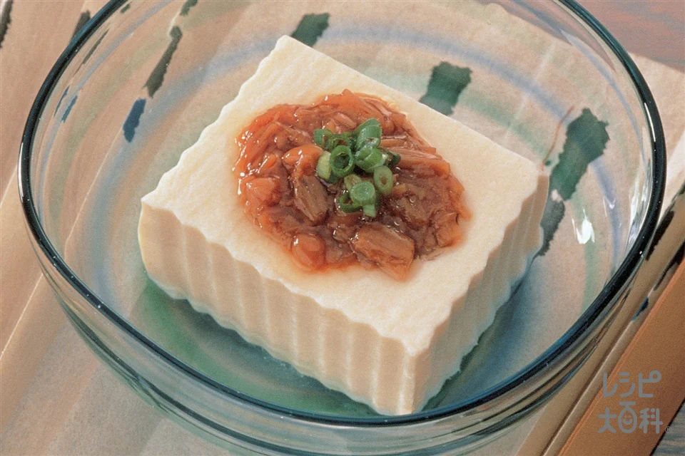 なめたけの冷ややっこ