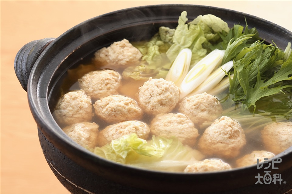 ふんわり鶏だんご鍋の作り方 | レシピ |【味の素パーク】