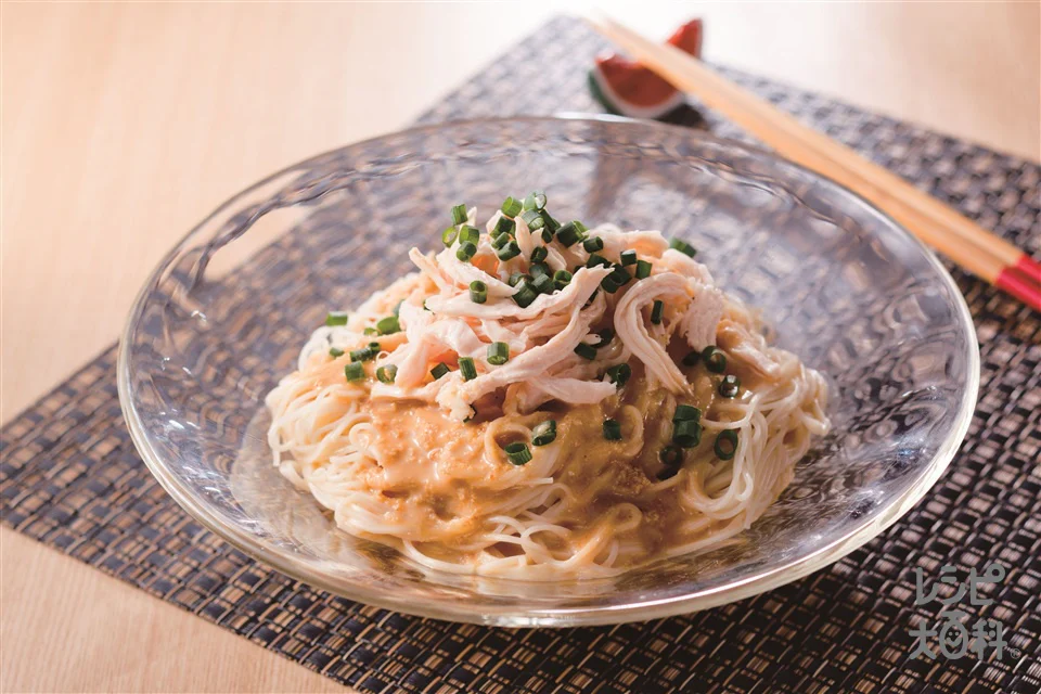 鶏ごまそうめん