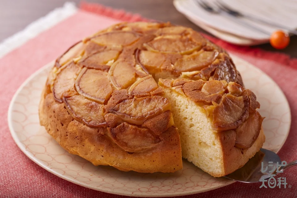 フライパンで作るりんごケーキ