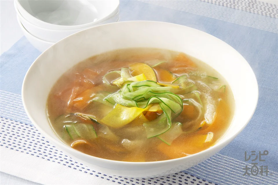 ウリうり瓜のあったかスープ